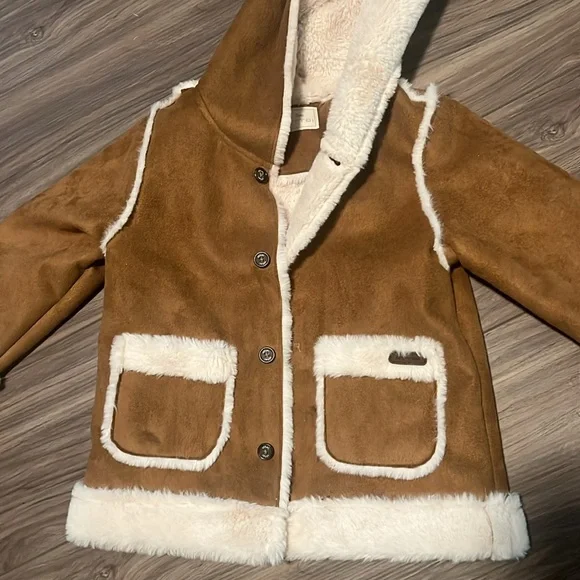 Kids Ettoi Hooded Jacket with Cream Lining - Picture 3 of 7